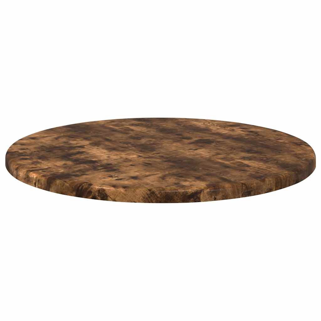Tischplatte Räuchereiche Ø 40 x 1,5 cm Holzwerkstoff