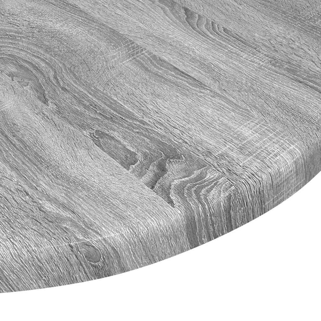 Tischplatte Grau Sonoma Ø 40 x 1,5 cm Holzwerkstoff