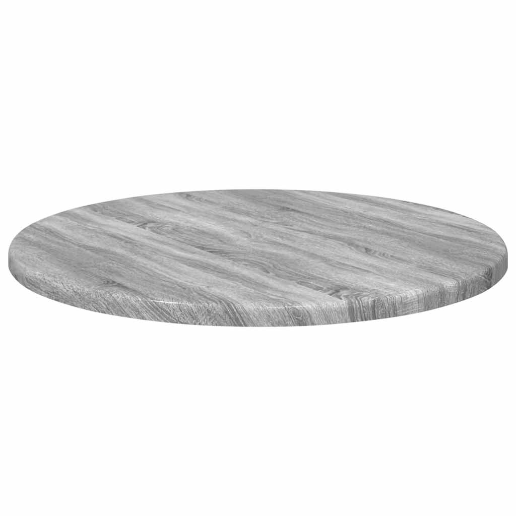 Tischplatte Grau Sonoma Ø 40 x 1,5 cm Holzwerkstoff