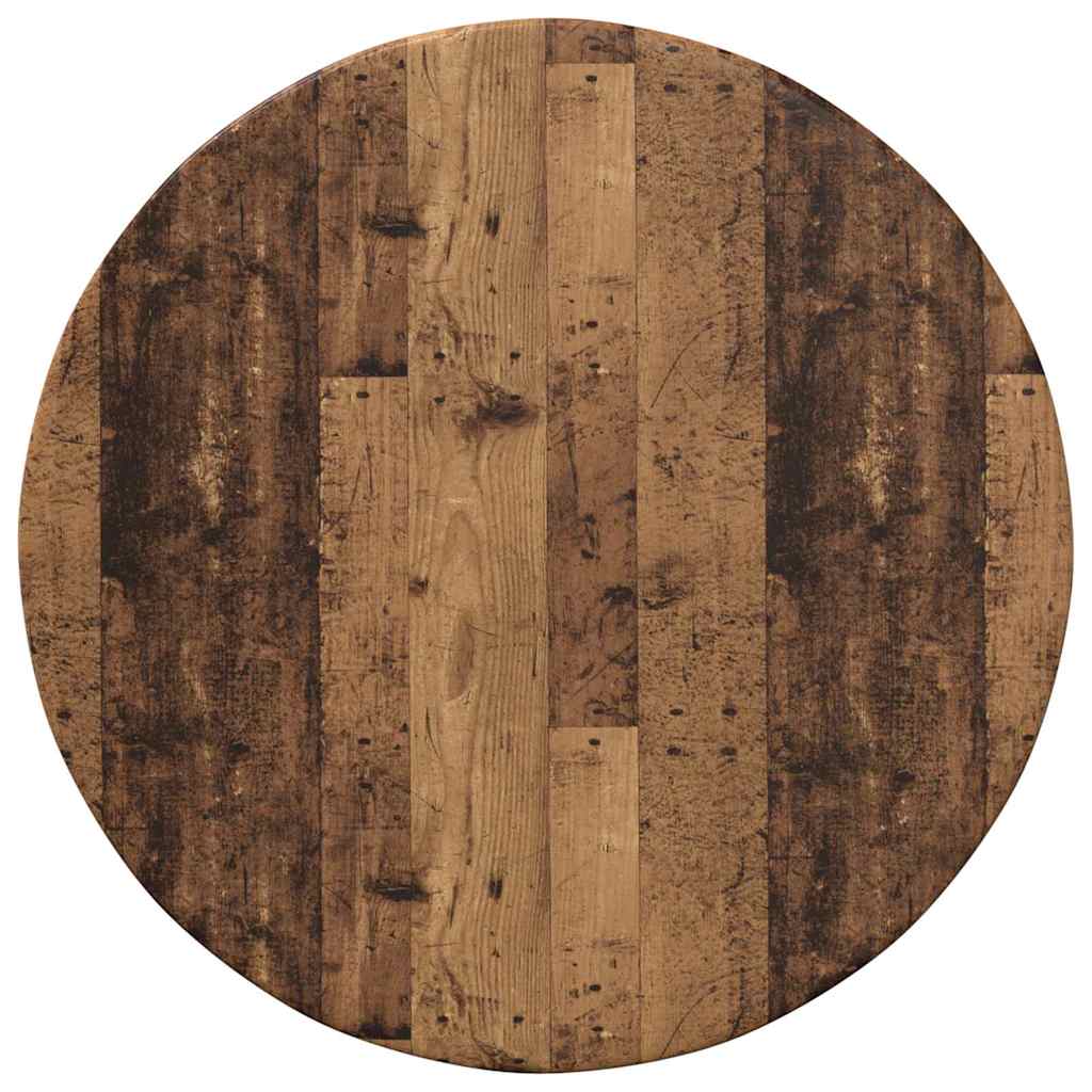 Tischplatte Altholz Ø 40 x 1,5 cm Holzwerkstoff