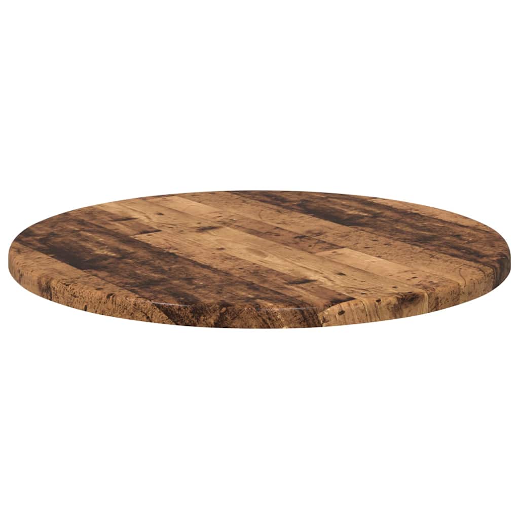 Tischplatte Altholz Ø 40 x 1,5 cm Holzwerkstoff