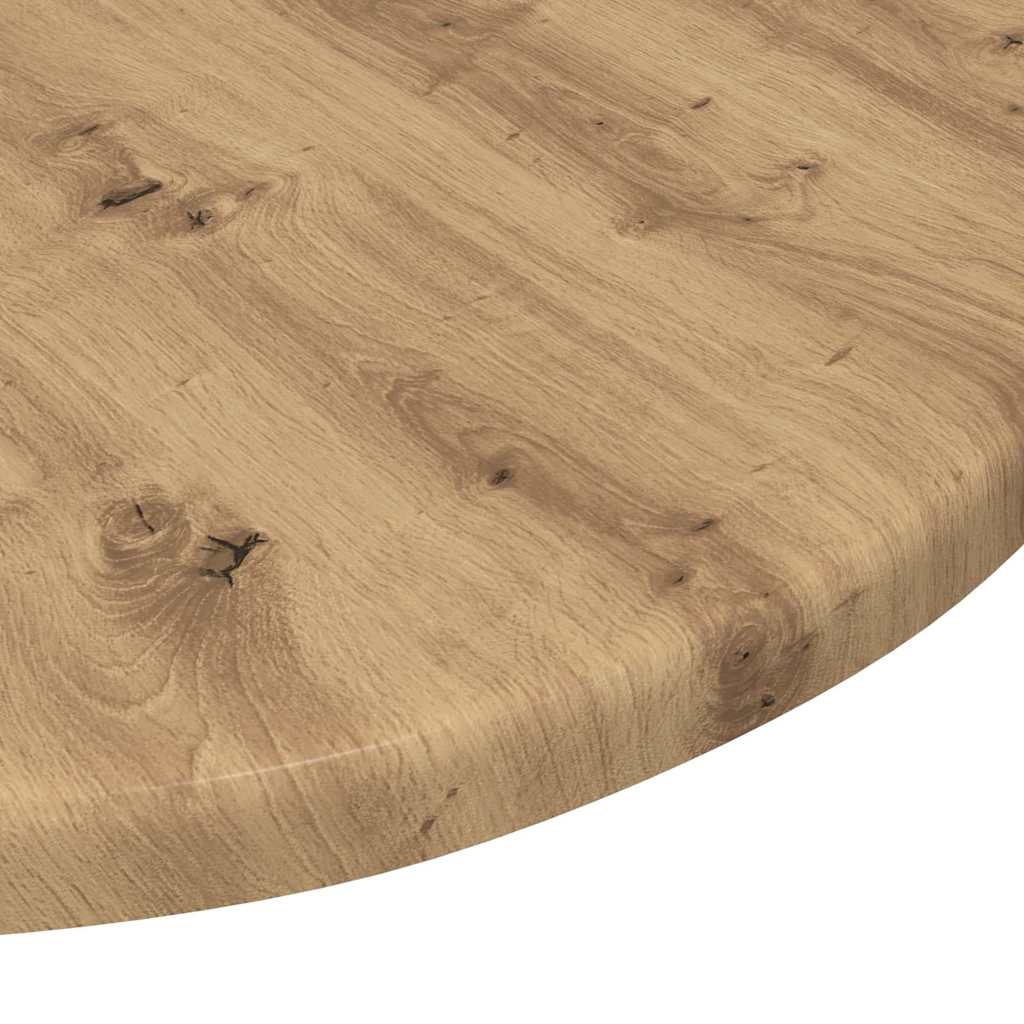 Tischplatte Artisan-Eiche Ø 40 x 1,5 cm Holzwerkstoff