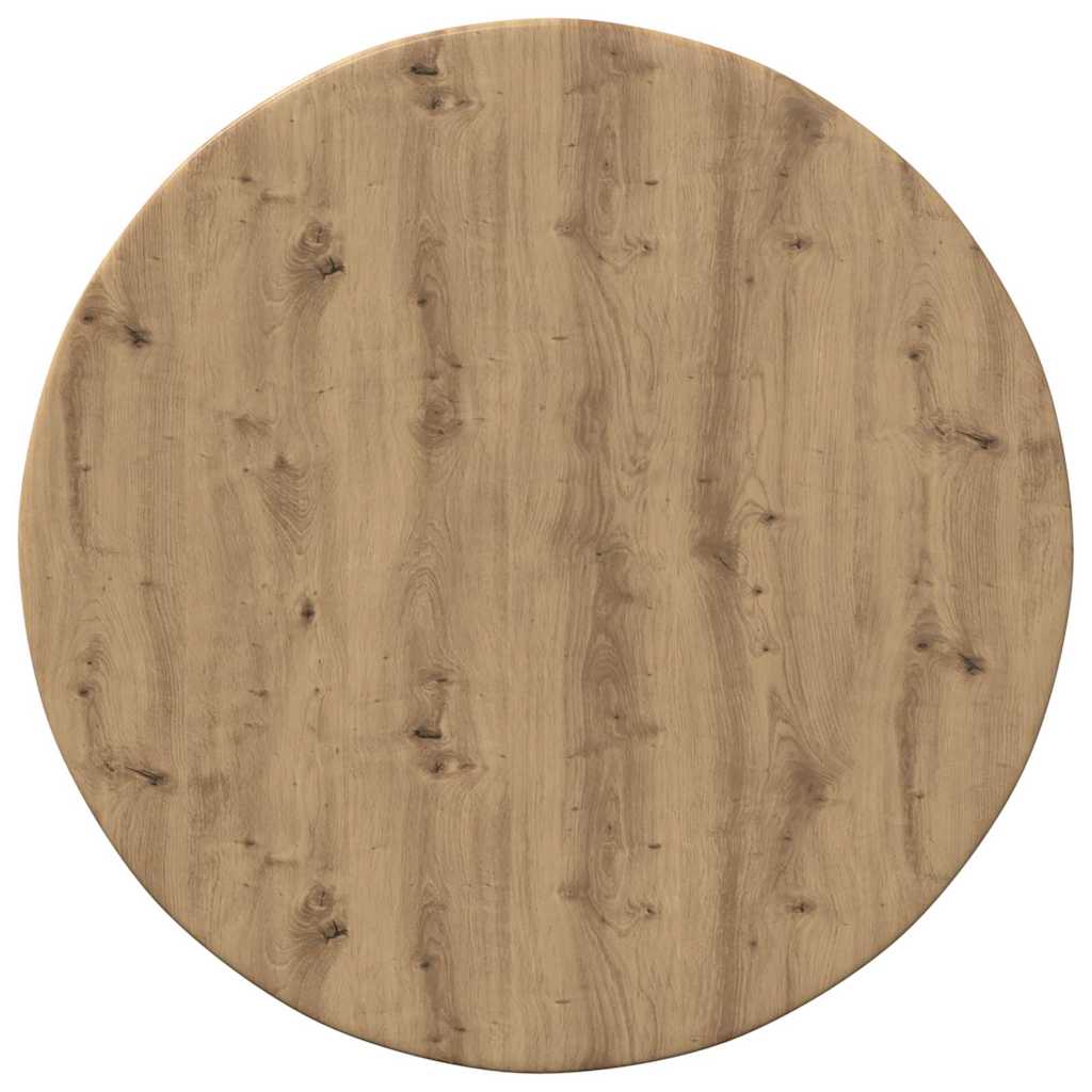 Tischplatte Artisan-Eiche Ø 40 x 1,5 cm Holzwerkstoff