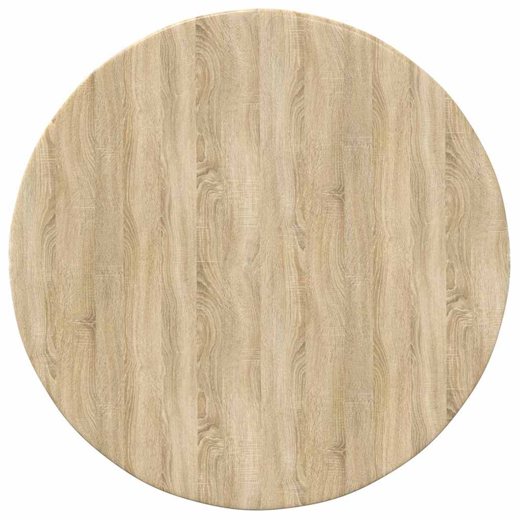 Tischplatte Sonoma-Eiche Ø 50 x 1,5 cm Holzwerkstoff