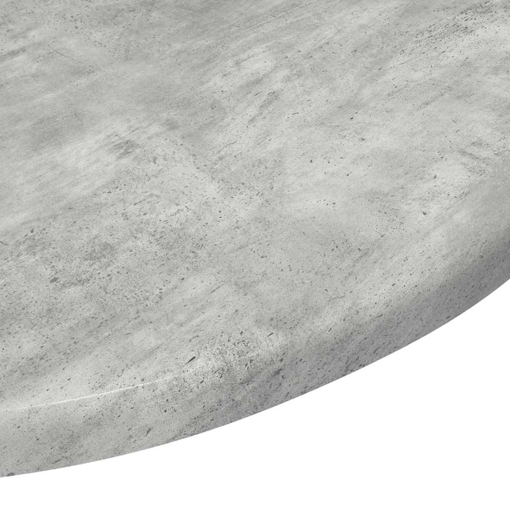 Tischplatte Betongrau Ø 50 x 1,5 cm Holzwerkstoff