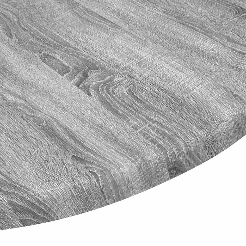 Tischplatte Grau Sonoma Ø 50 x 1,5 cm Holzwerkstoff