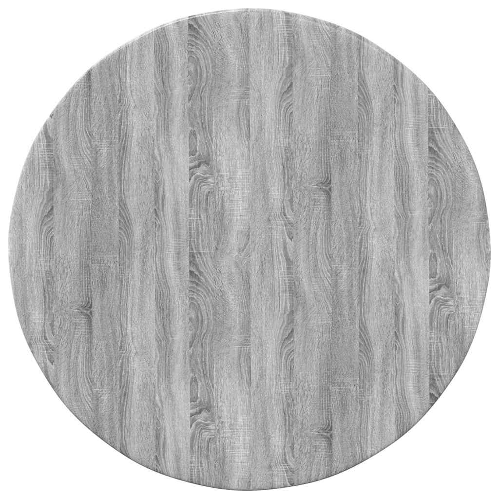 Tischplatte Grau Sonoma Ø 50 x 1,5 cm Holzwerkstoff