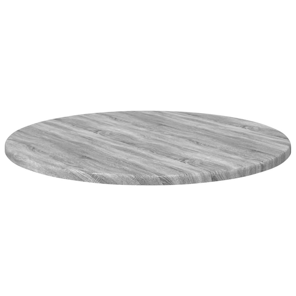 Tischplatte Grau Sonoma Ø 50 x 1,5 cm Holzwerkstoff