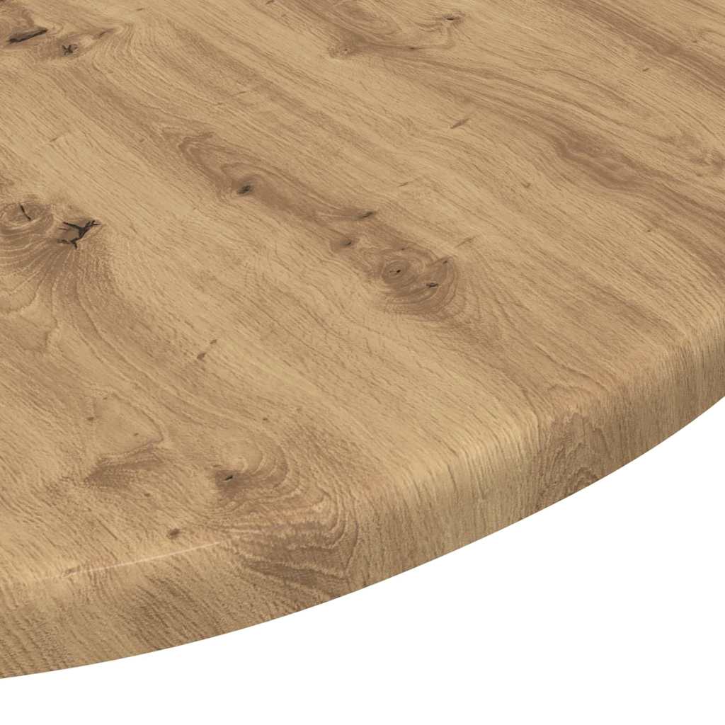 Tischplatte Artisan-Eiche Ø 50 x 1,5 cm Holzwerkstoff