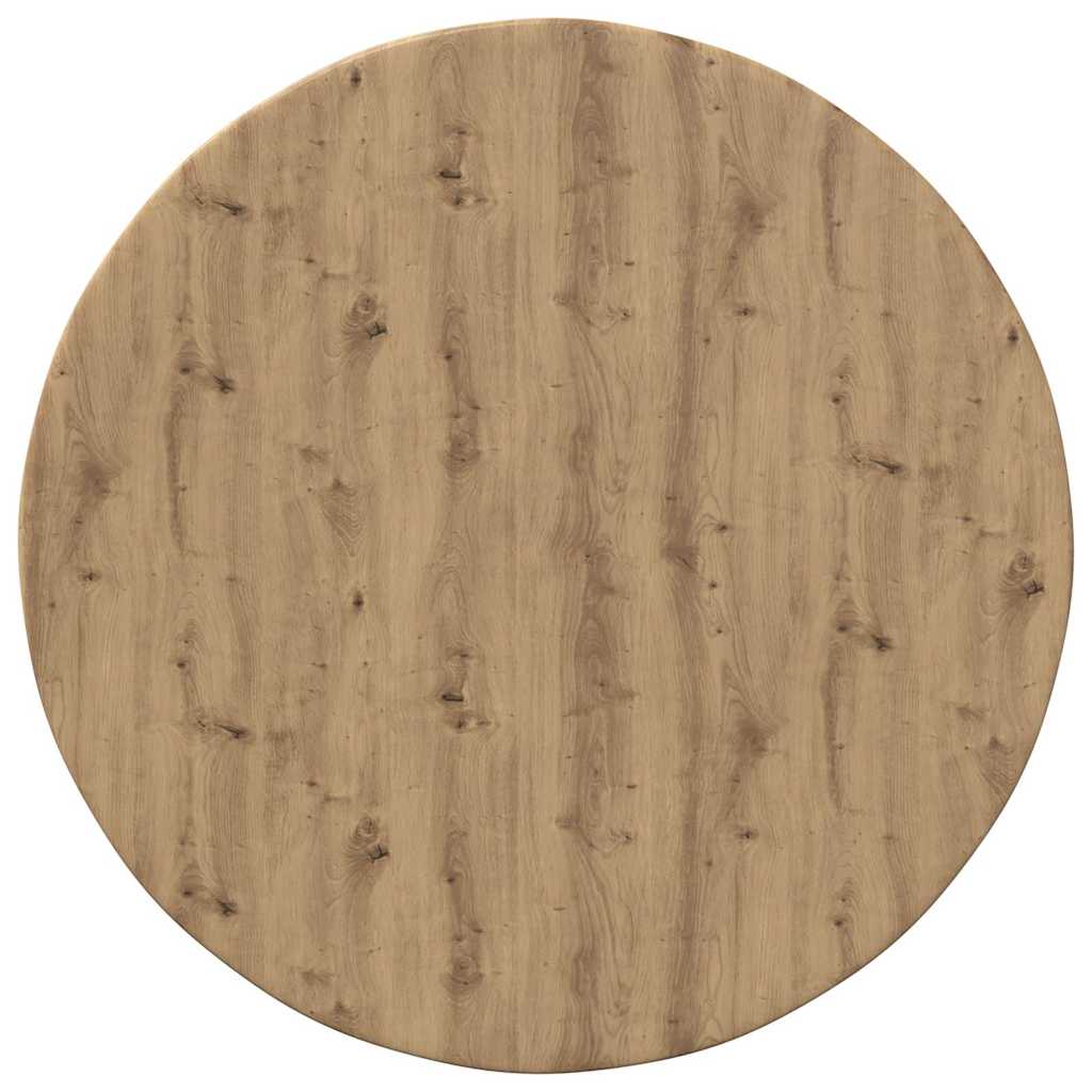 Tischplatte Artisan-Eiche Ø 50 x 1,5 cm Holzwerkstoff