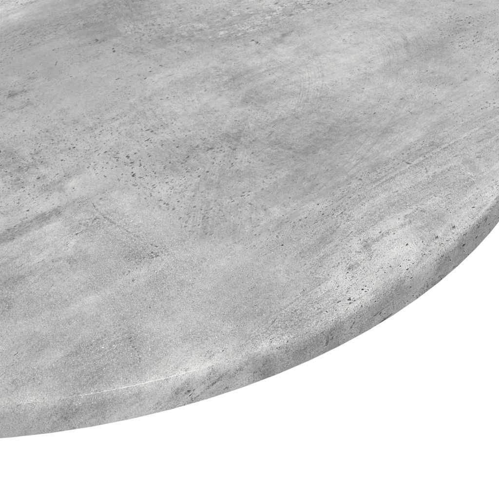 Tischplatte Betongrau Ø 60 x 1,5 cm Holzwerkstoff