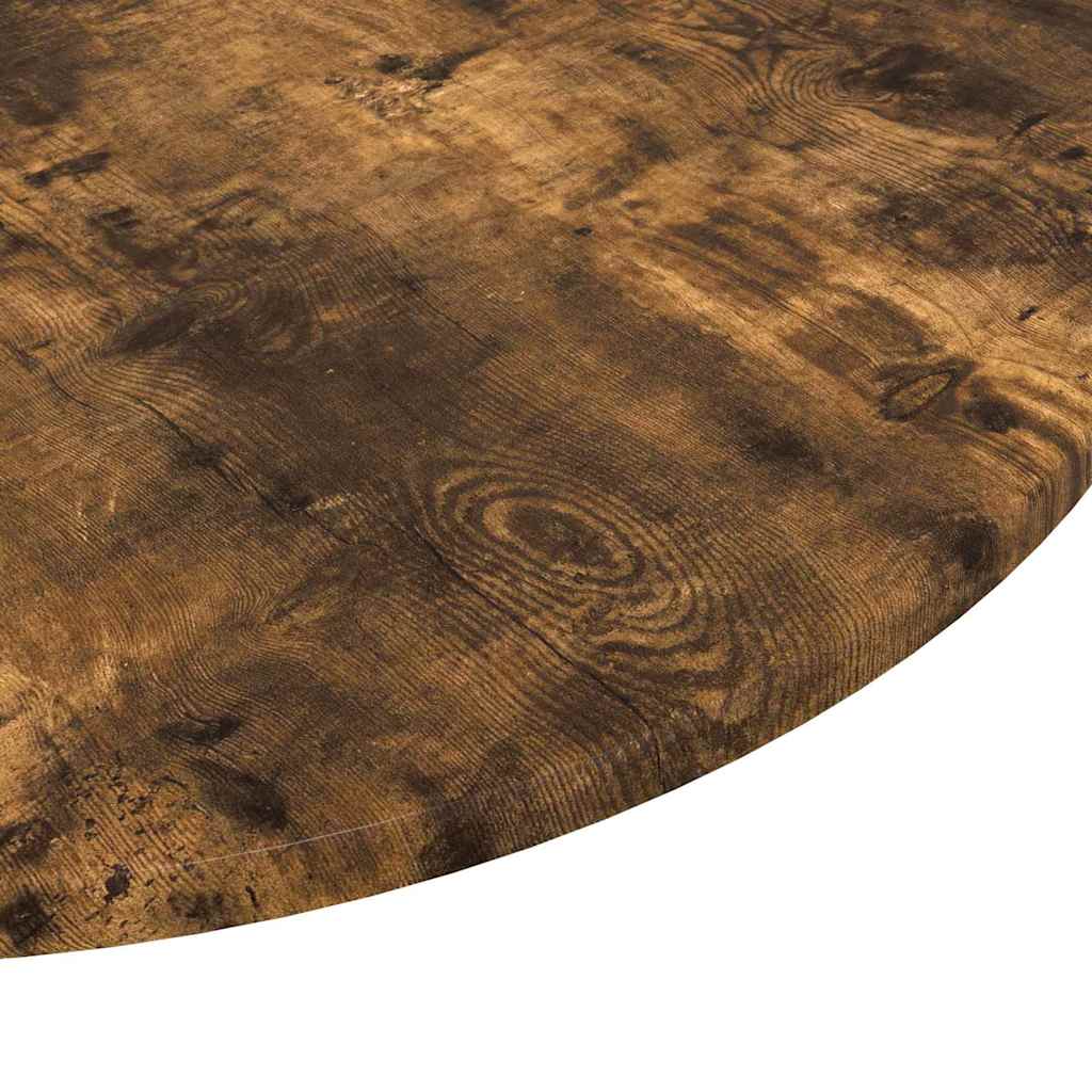 Tischplatte Räuchereiche Ø 60 x 1,5 cm Holzwerkstoff