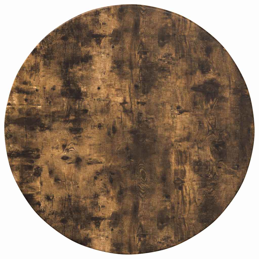 Tischplatte Räuchereiche Ø 60 x 1,5 cm Holzwerkstoff