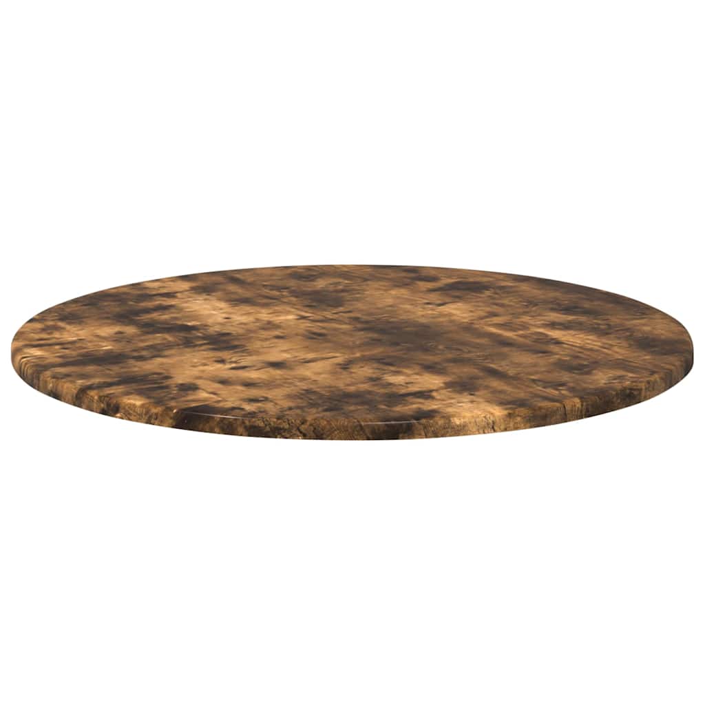 Tischplatte Räuchereiche Ø 60 x 1,5 cm Holzwerkstoff