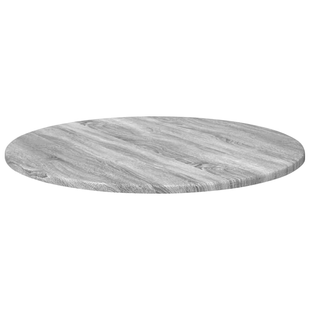 Tischplatte Grau Sonoma Ø 60 x 1,5 cm Holzwerkstoff