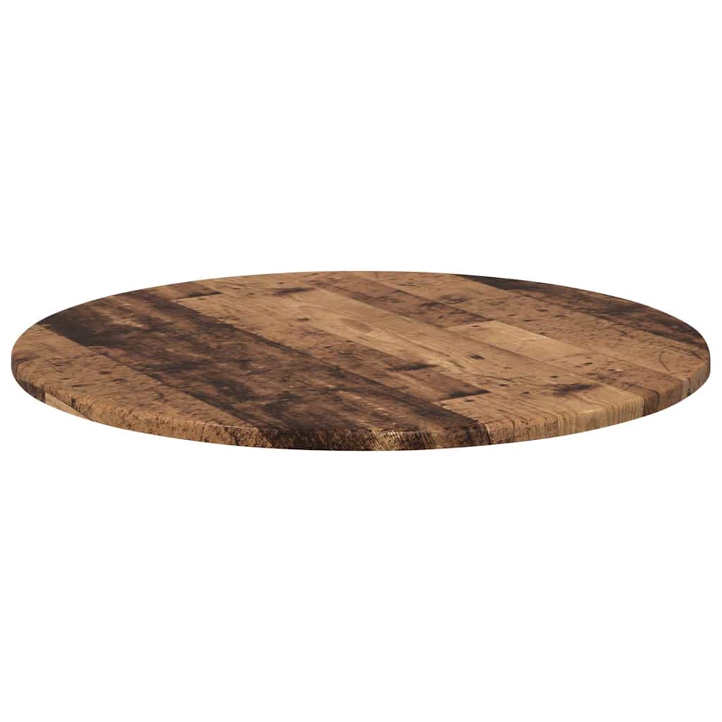 Tischplatte Altholz Ø 60 x 1,5 cm Holzwerkstoff