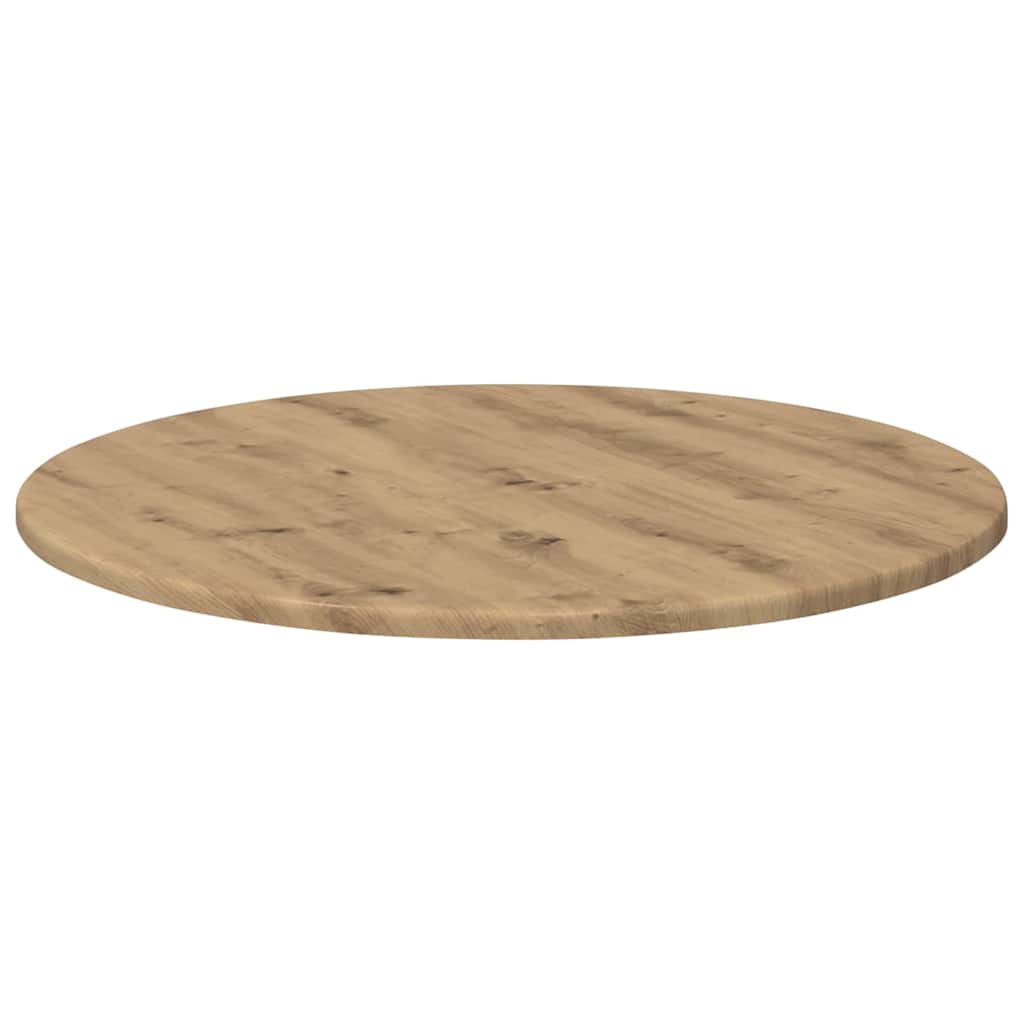 Tischplatte Artisan-Eiche Ø 60 x 1,5 cm Holzwerkstoff