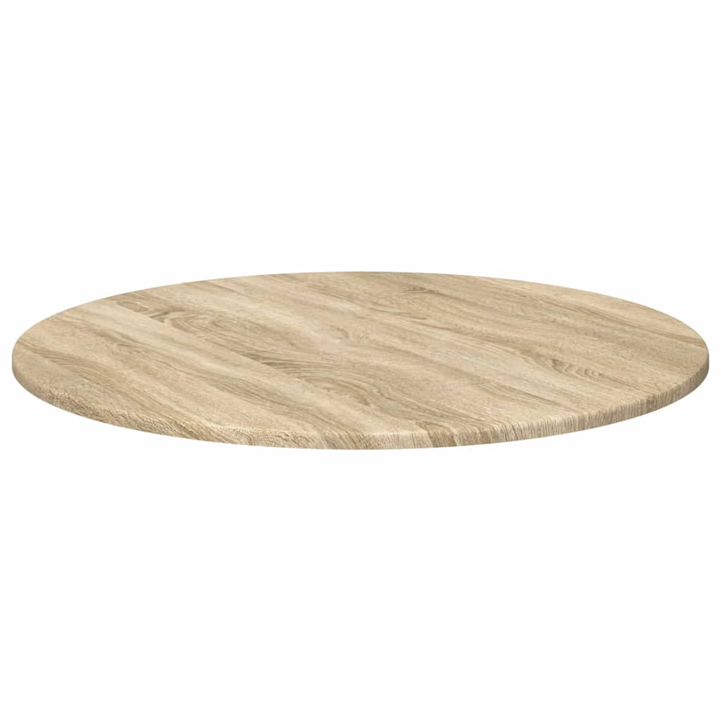 Tischplatte Sonoma-Eiche Ø 70 x 1,5 cm Holzwerkstoff