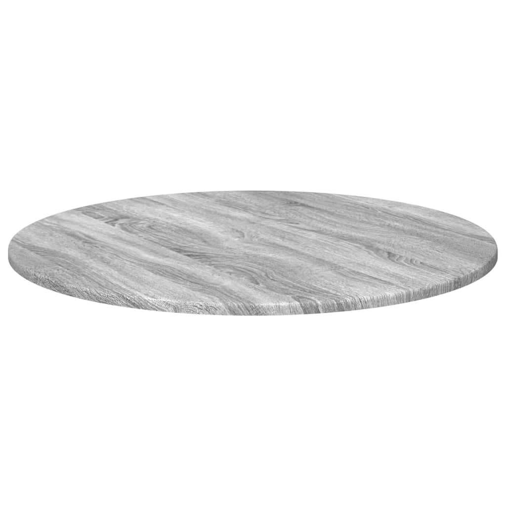 Tischplatte Grau Sonoma Ø 70 x 1,5 cm Holzwerkstoff