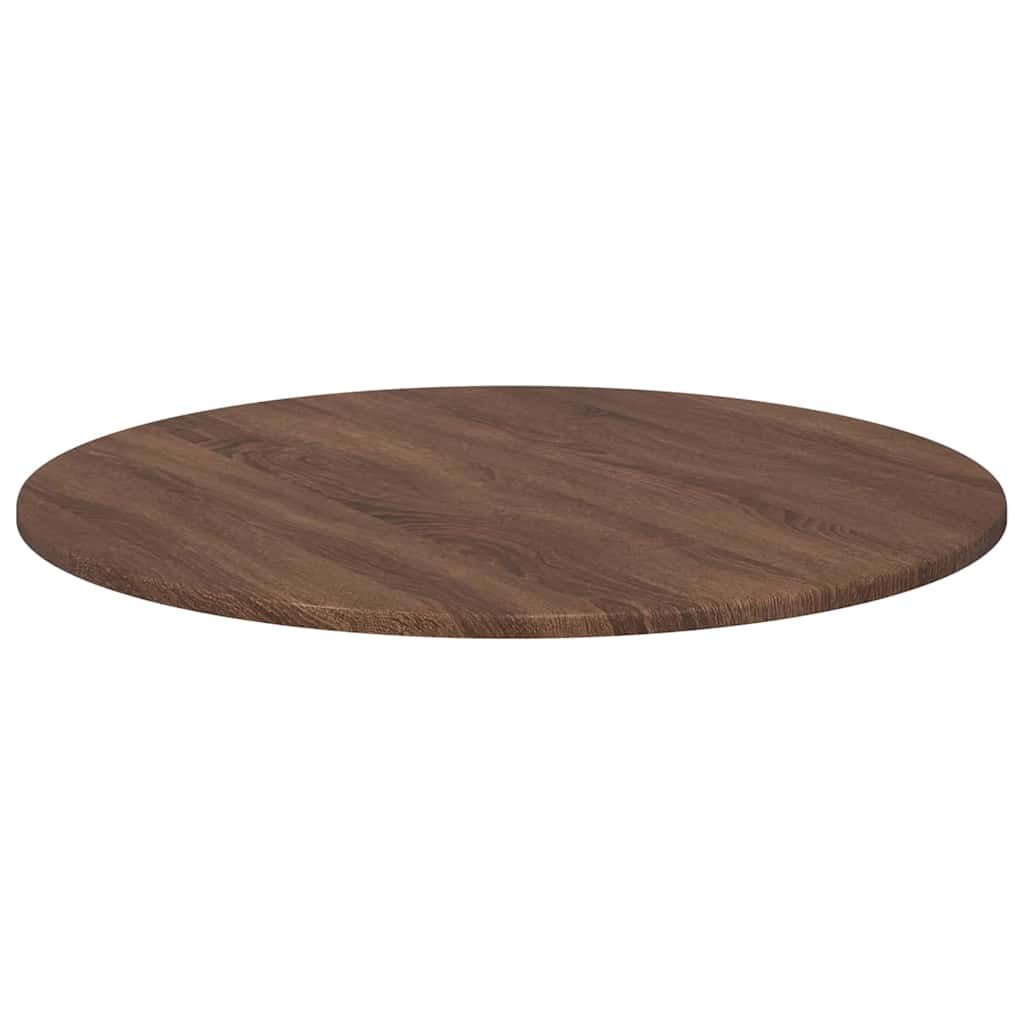 Tischplatte Braun Eichen-Optik Ø 70 x 1,5 cm Holzwerkstoff