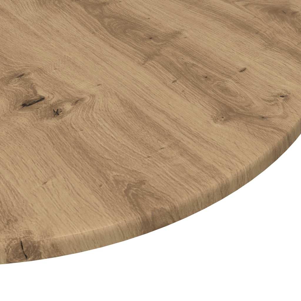 Tischplatte Artisan-Eiche Ø 70 x 1,5 cm Holzwerkstoff