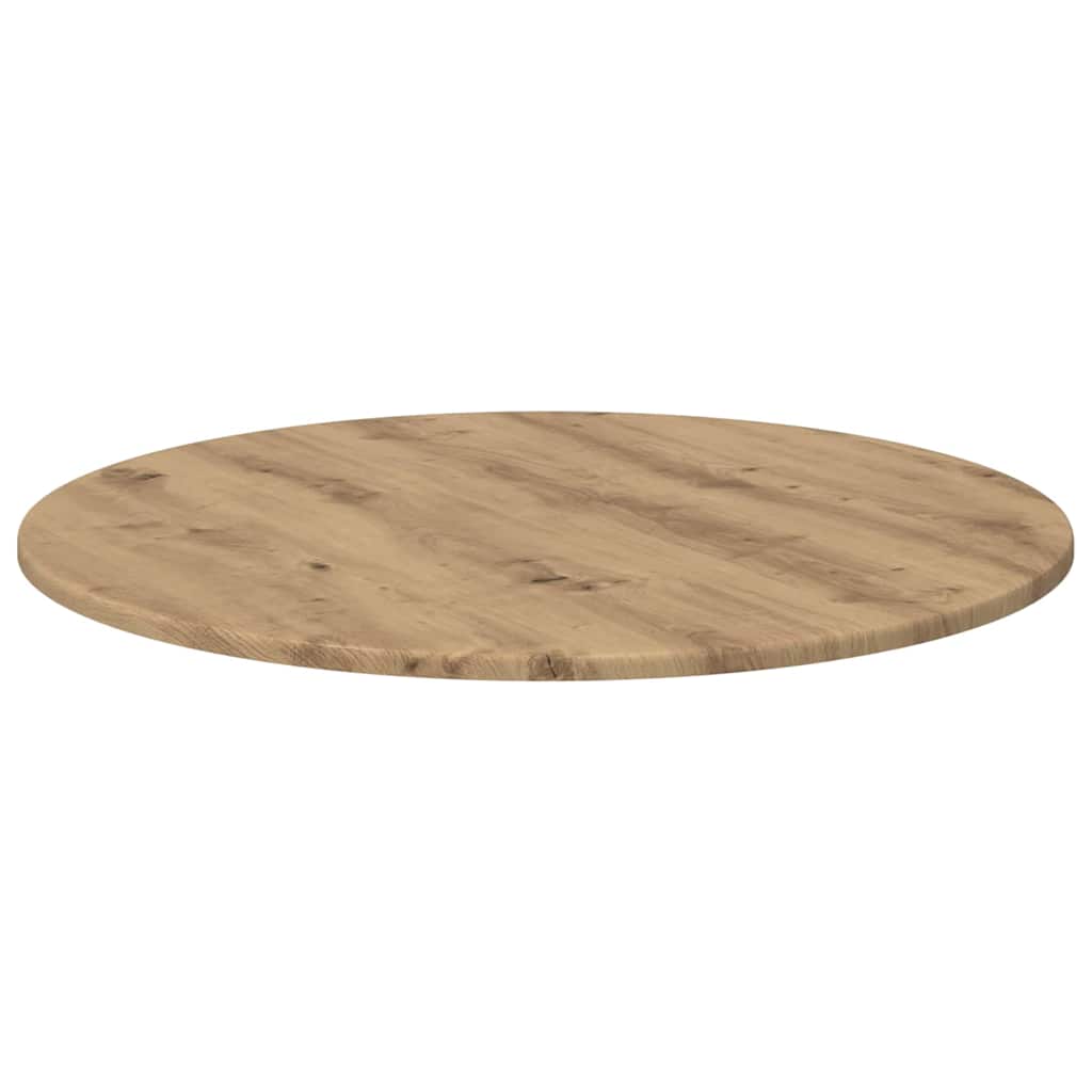 Tischplatte Artisan-Eiche Ø 70 x 1,5 cm Holzwerkstoff