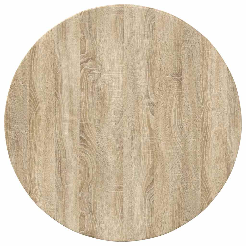 Tischplatte Sonoma-Eiche Ø 80 x 1,5 cm Holzwerkstoff