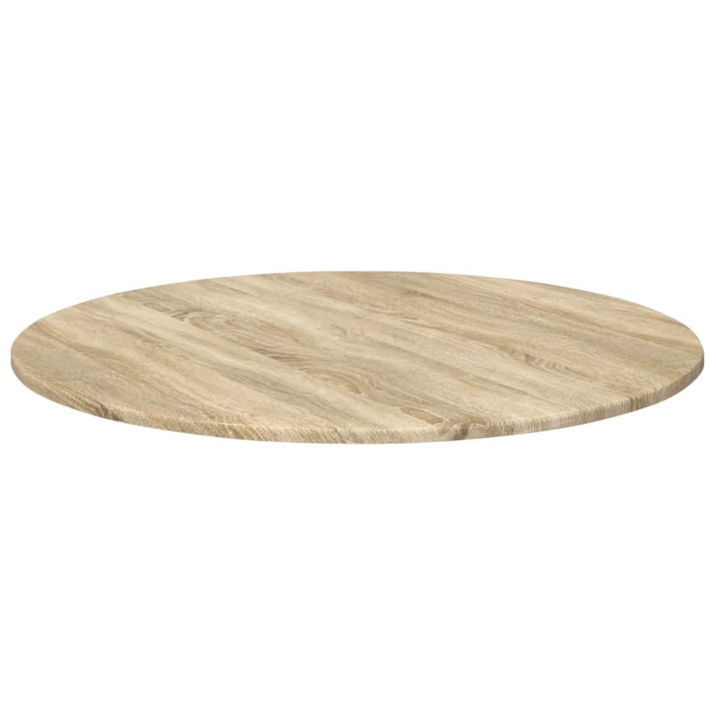 Tischplatte Sonoma-Eiche Ø 80 x 1,5 cm Holzwerkstoff