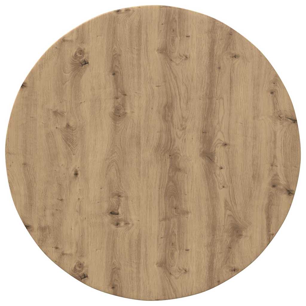 Tischplatte Artisan-Eiche Ø 80 x 1,5 cm Holzwerkstoff
