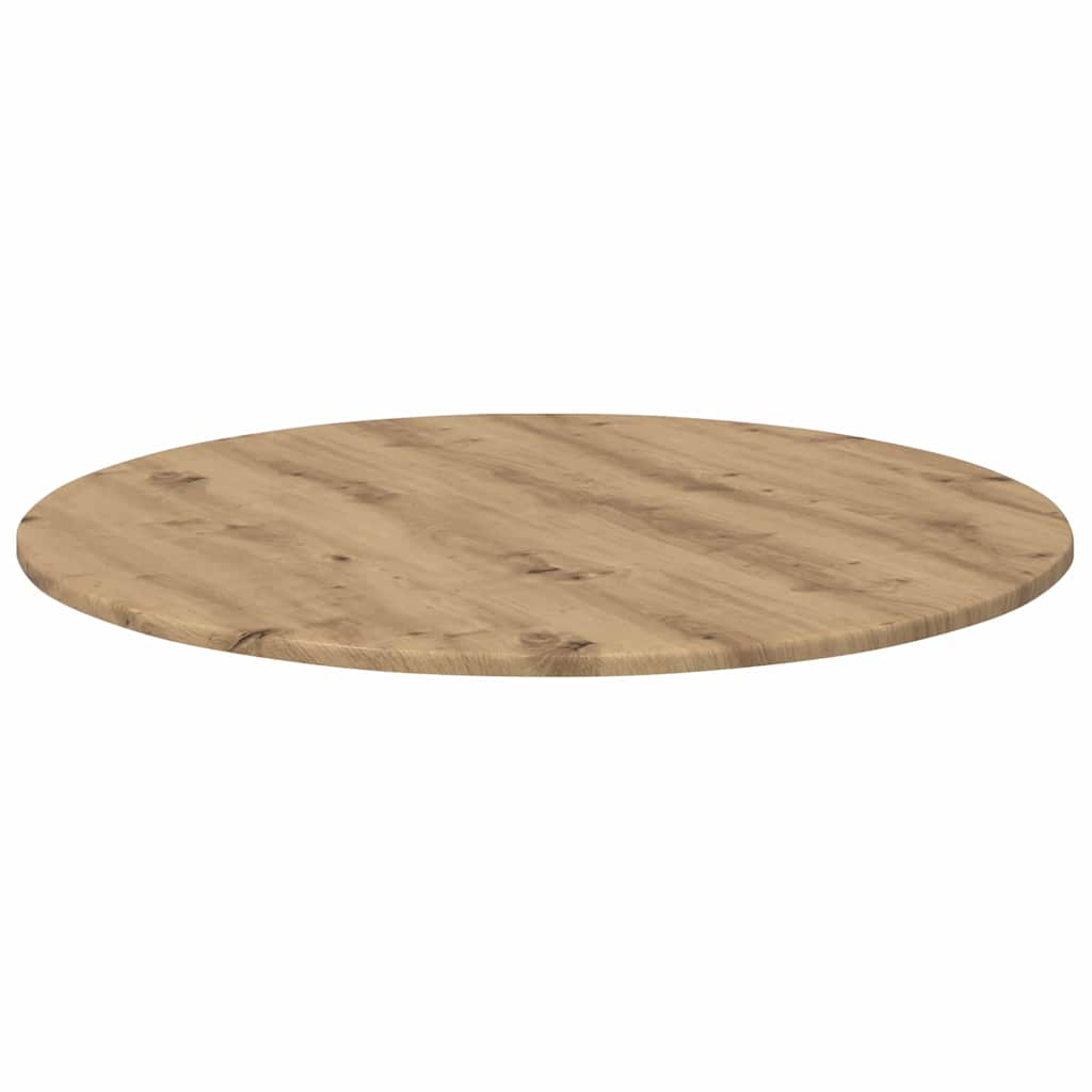 Tischplatte Artisan-Eiche Ø 80 x 1,5 cm Holzwerkstoff