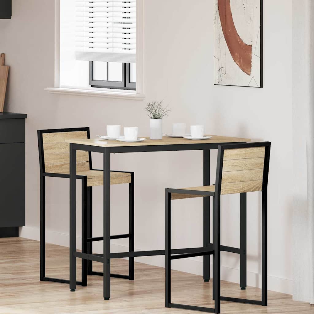 Tisch Sonoma-Eiche 100 x 50 x 90,5 cm Ingenieure Holz und Stahl