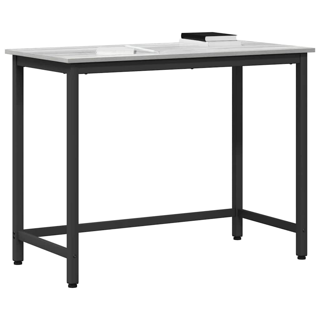 Tisch Graues Sonoma 80 x 50 x 76,5 cm Ingenieure Holz und Stahl