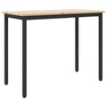 Tisch Natur 100 x 50 x 77 cm Ingenieure Holz und Stahl