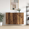 Wandschrank 2 pcs Altholz 69,5 x 34 x 90 cm Holzwerkstoff