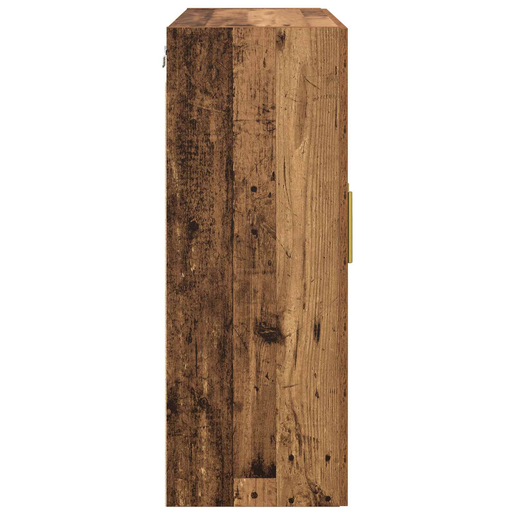 Wandschrank 2 pcs Altholz 69,5 x 34 x 90 cm Holzwerkstoff