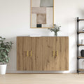 Wandschrank 2 pcs Artisan-Eiche 69,5 x 34 x 90 cm Holzwerkstoff