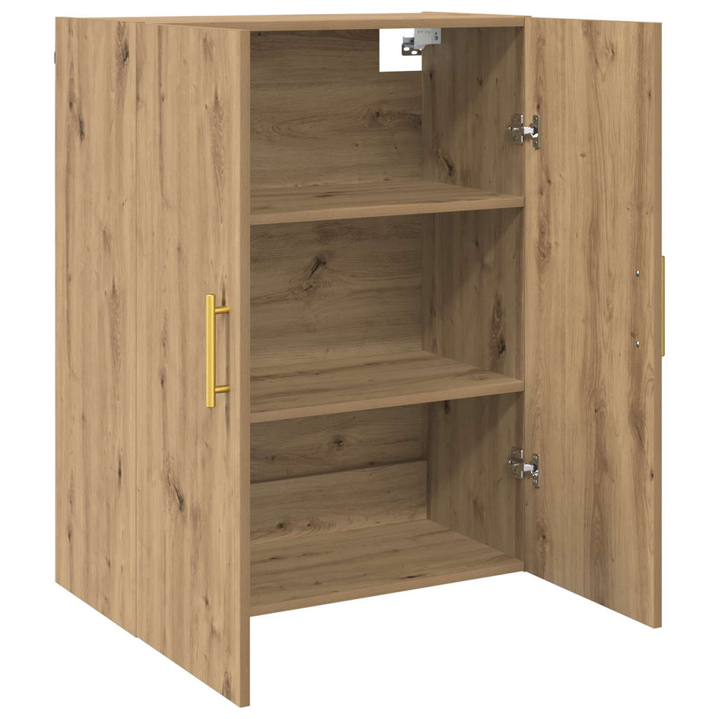 Wandschrank 2 pcs Artisan-Eiche 69,5 x 34 x 90 cm Holzwerkstoff