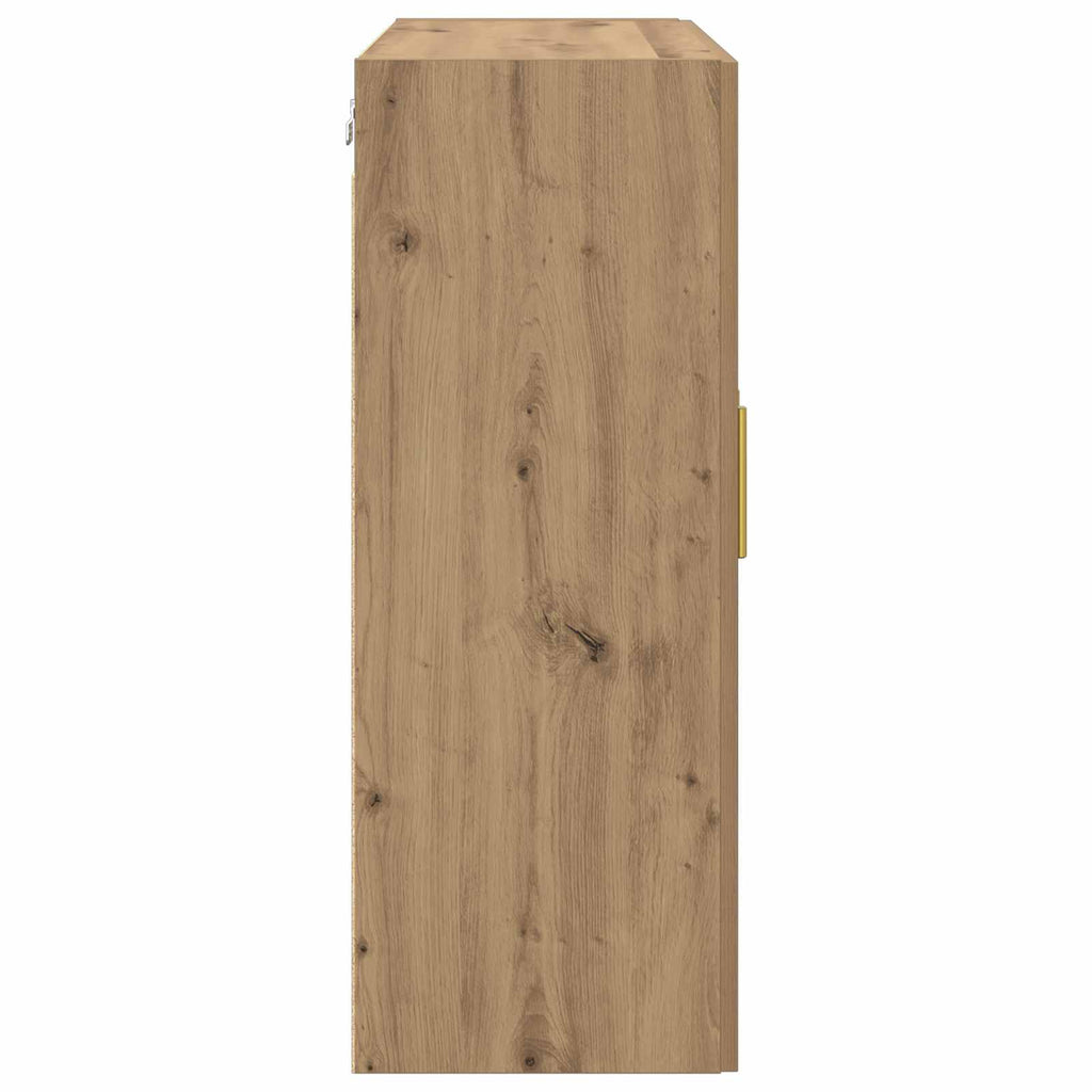 Wandschrank 2 pcs Artisan-Eiche 69,5 x 34 x 90 cm Holzwerkstoff