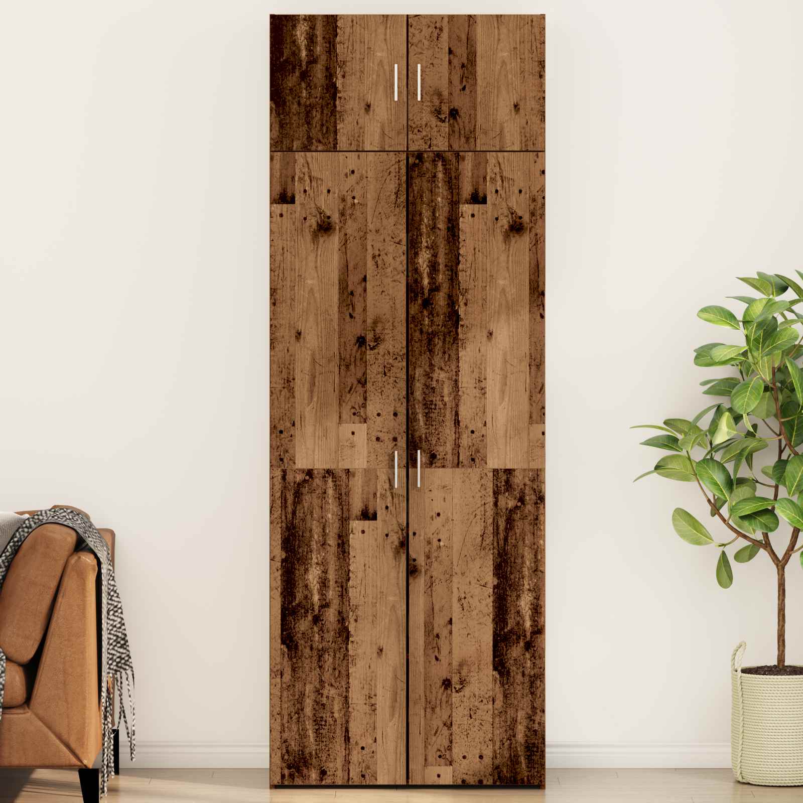 Aufbewahrungsschrank 3 pcs Altholz