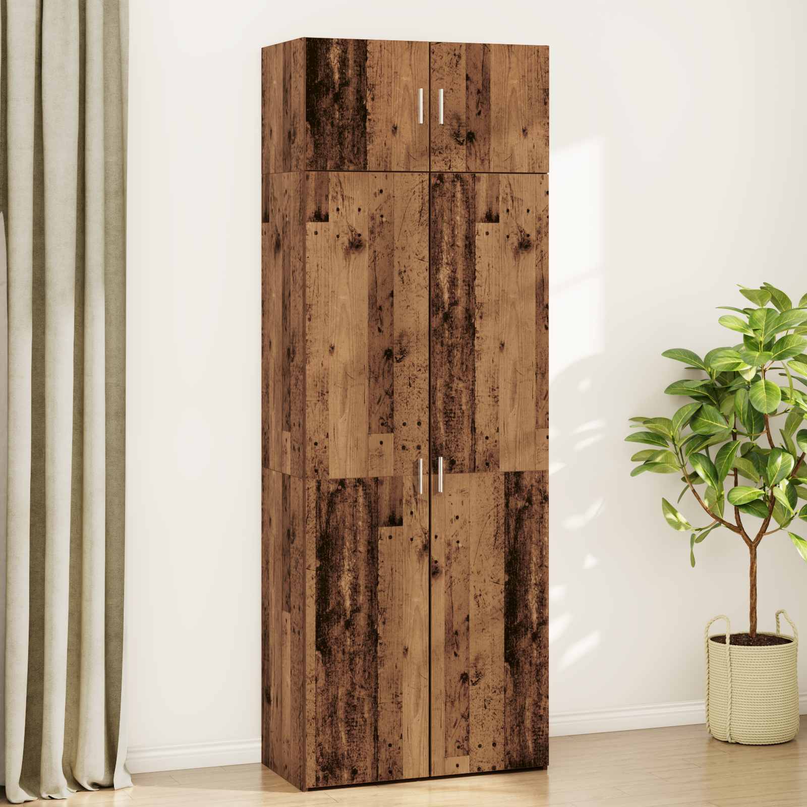 Aufbewahrungsschrank 3 pcs Altholz