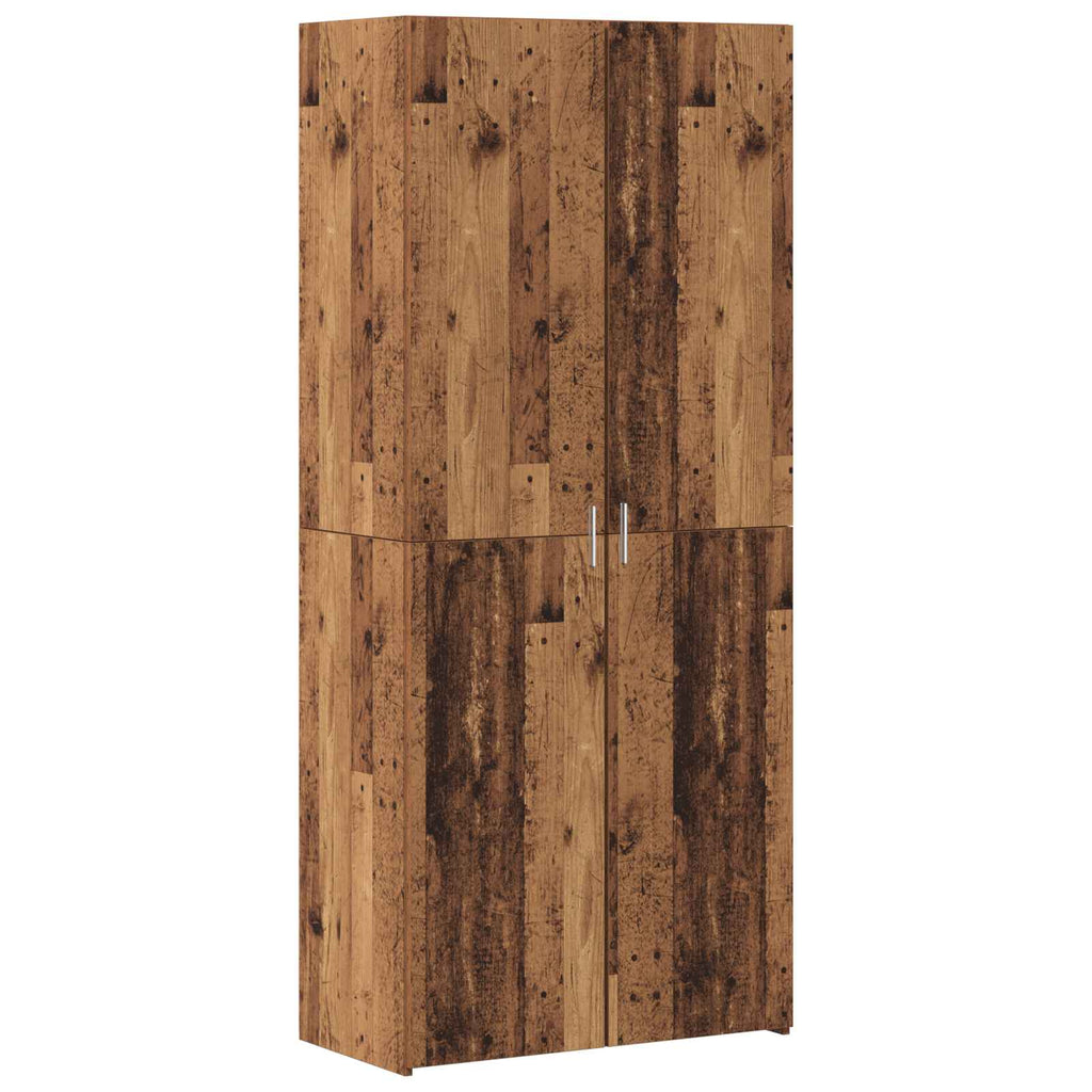 Aufbewahrungsschrank 3 pcs Altholz
