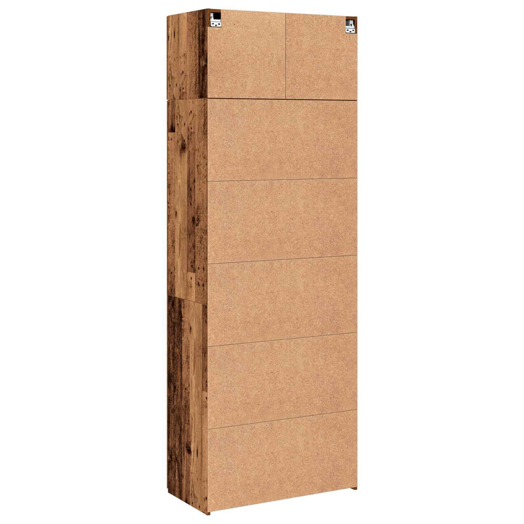 Aufbewahrungsschrank 3 pcs Altholz