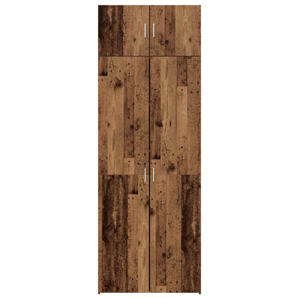 Aufbewahrungsschrank 3 pcs Altholz