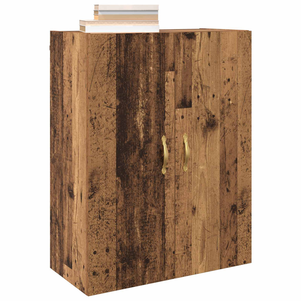 Wandschrank 2 pcs Altholz 69,5 x 34 x 90 cm Holzwerkstoff