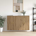 Wandschrank 2 pcs Artisan-Eiche 69,5 x 34 x 90 cm Holzwerkstoff