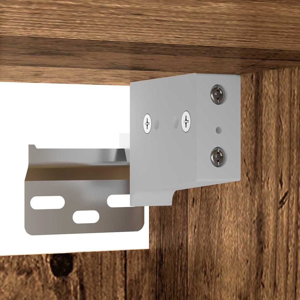 Highboard 2 pcs Altholz Holzwerkstoff