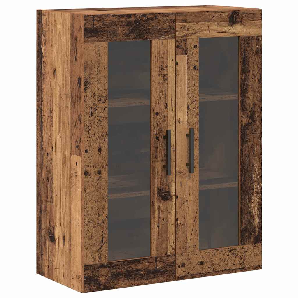 Highboard 2 pcs Altholz Holzwerkstoff