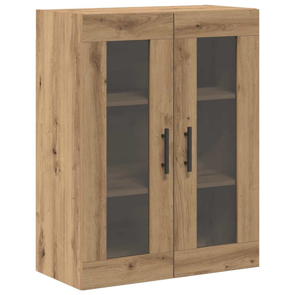 Highboard 2 pcs Artisan-Eiche Holzwerkstoff