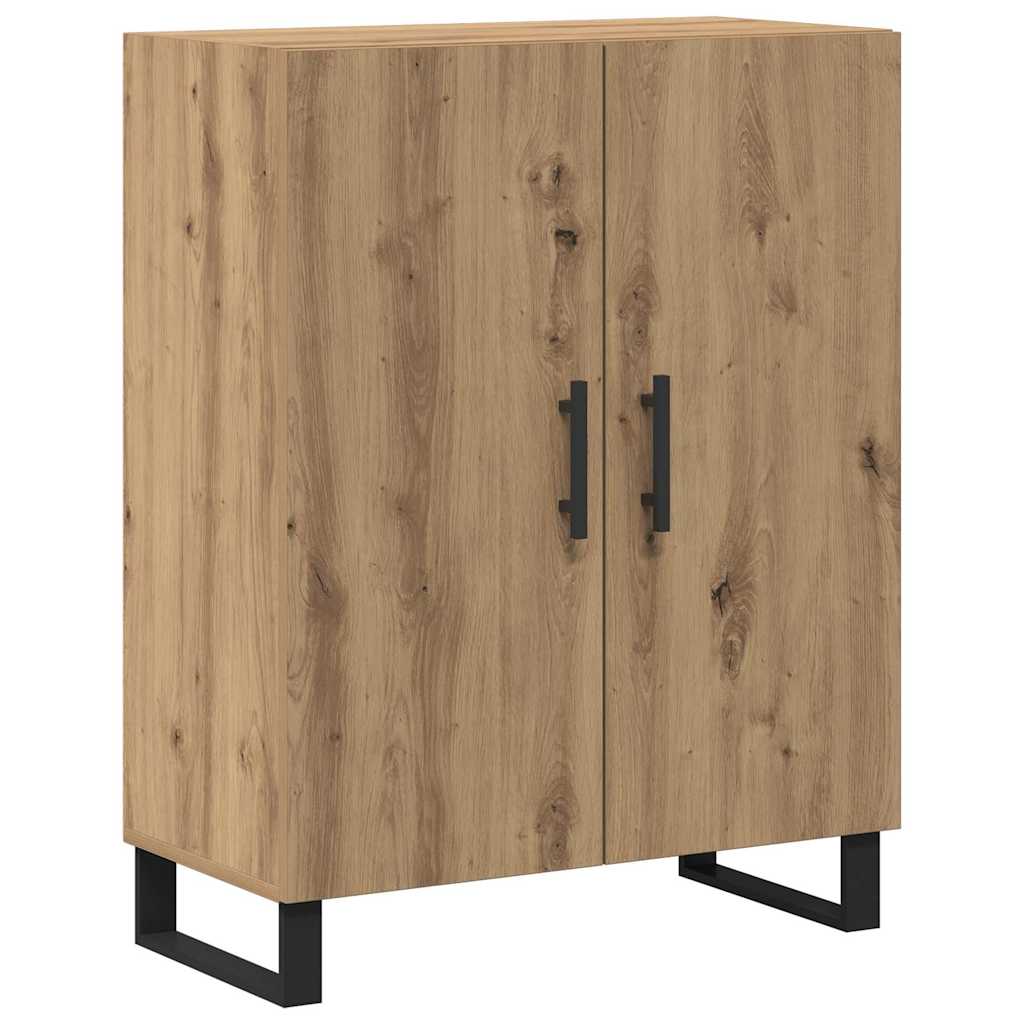 Highboard 2 pcs Artisan-Eiche Holzwerkstoff
