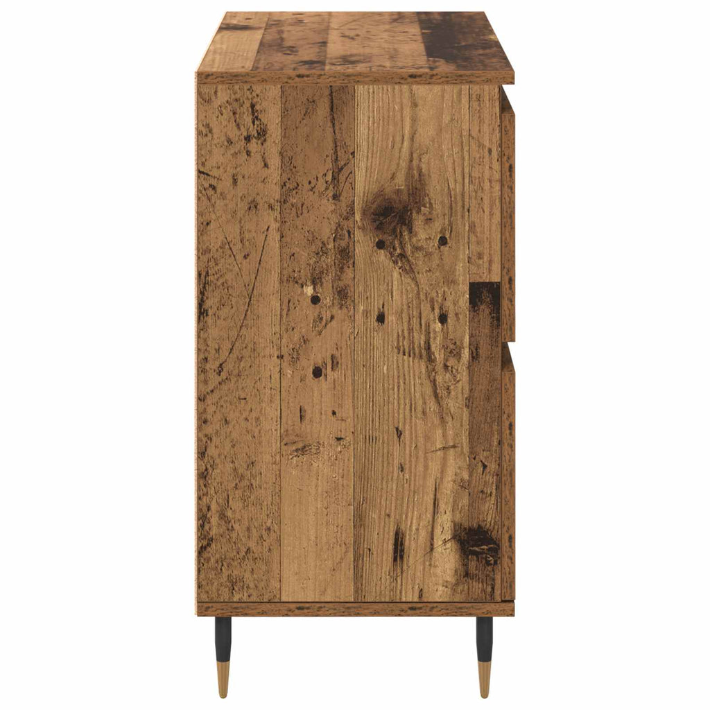 Aufbewahrungsschrank 2 pcs Altholz 60 x 35 x 70 cm